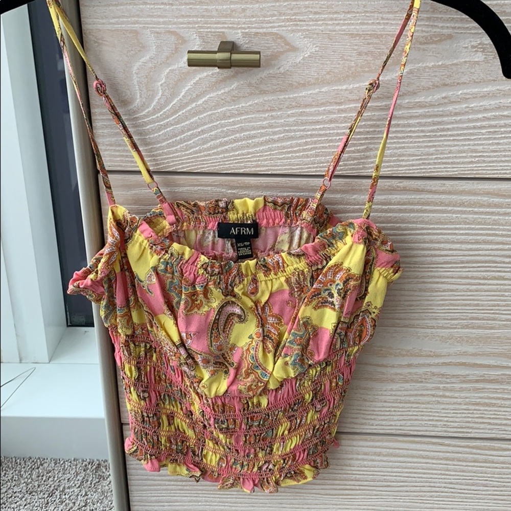 AFRM cropped top